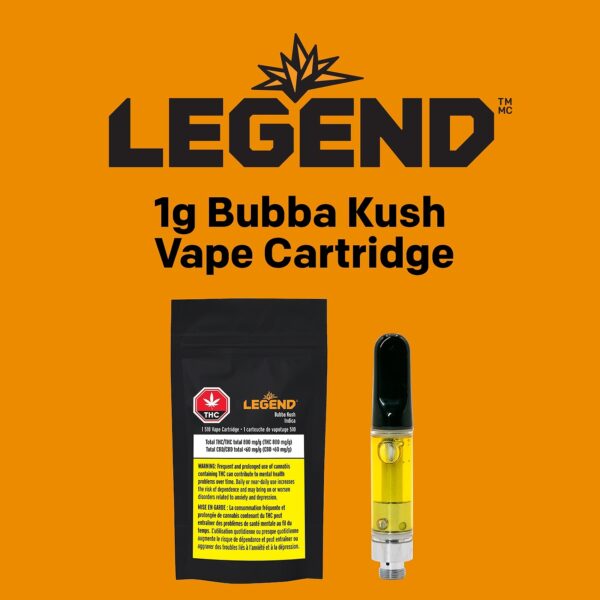 Bubba Kush Vape Cartridge 2G – Level Up
