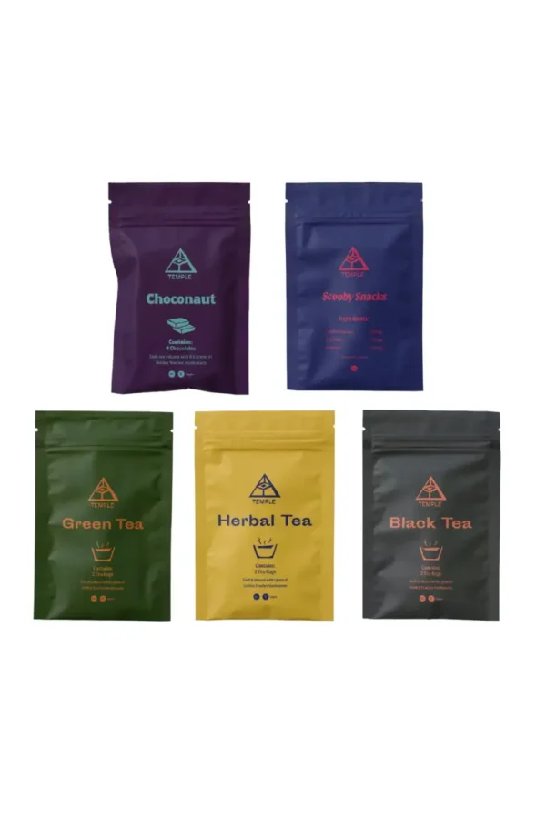 Temple Teleport Sample Pack: Magic Mushroom Tea & Chocolate Mix