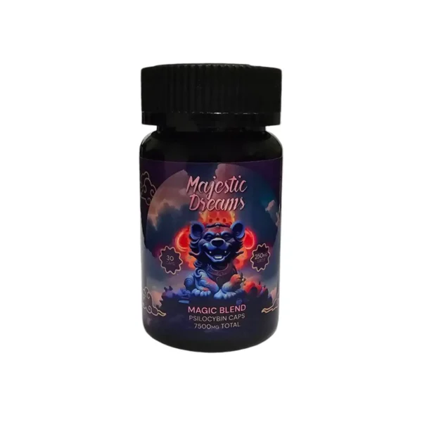 Majestic Dreams – Psilocybin Microdose Capsules (30 x 250mg)
